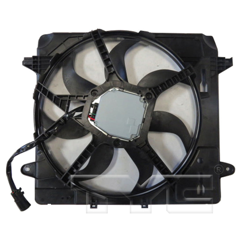 TYC Cooling Fan Assembly for Jeep Wrangler 2012-2017 OEM # 68143894AA