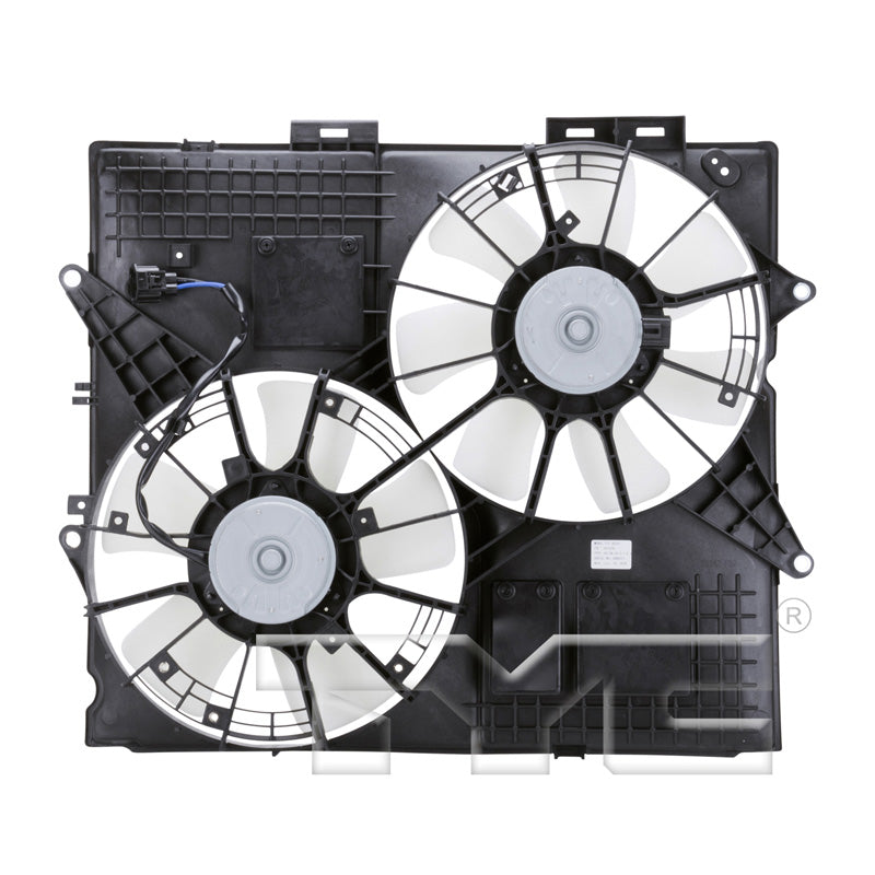 TYC Cooling Fan Assembly for Cadillac SRX 2004-2008 wo Tow OEM # 19210937
