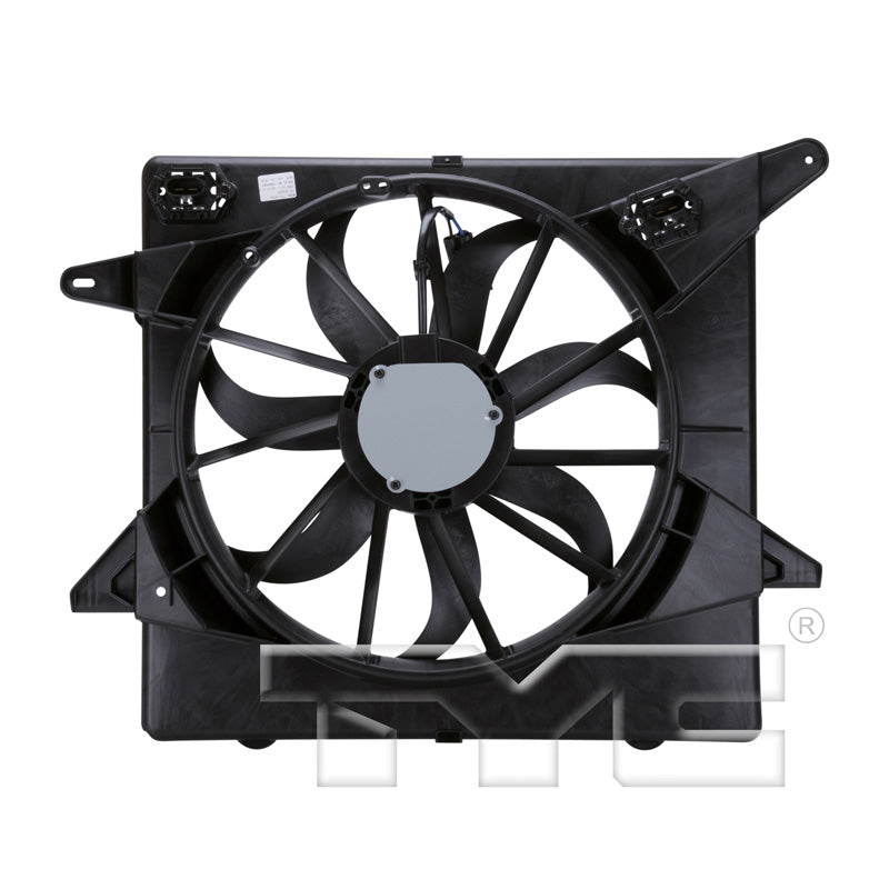 TYC Cooling Fan Assembly for Cadillac SRX 2010-2016 OEM # 20883034