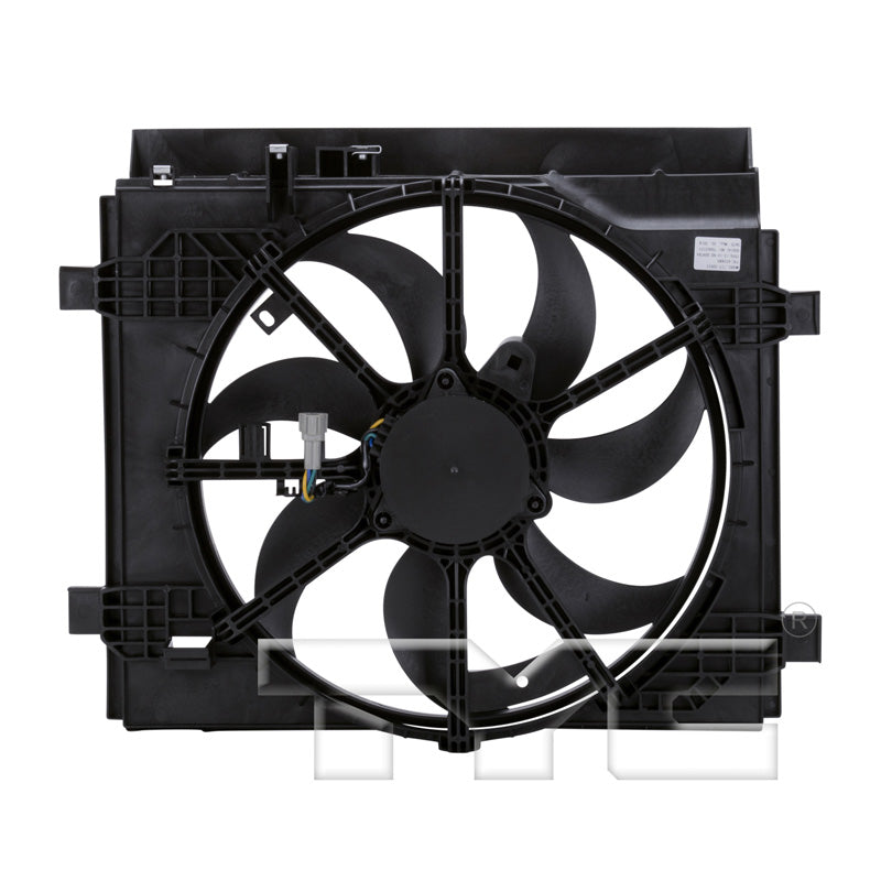 TYC Cooling Fan Assembly for Nissan Sentra 2013-2019 OEM # 21481-3SH5A
