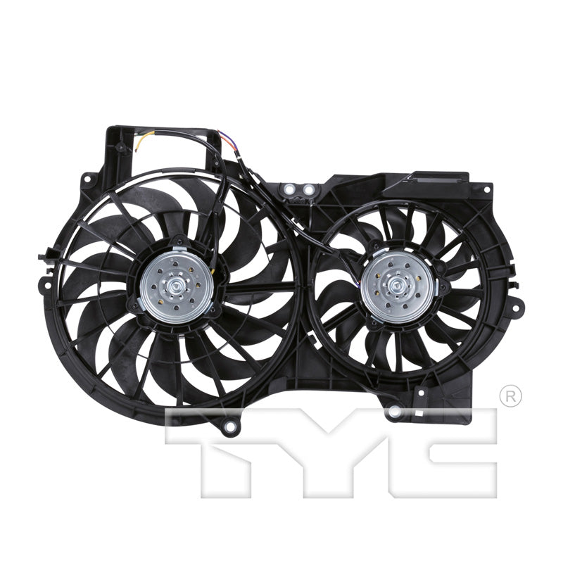 TYC Cooling Fan Assembly for Audi A6 2006-2011 OEM # 4F0 121 207 A