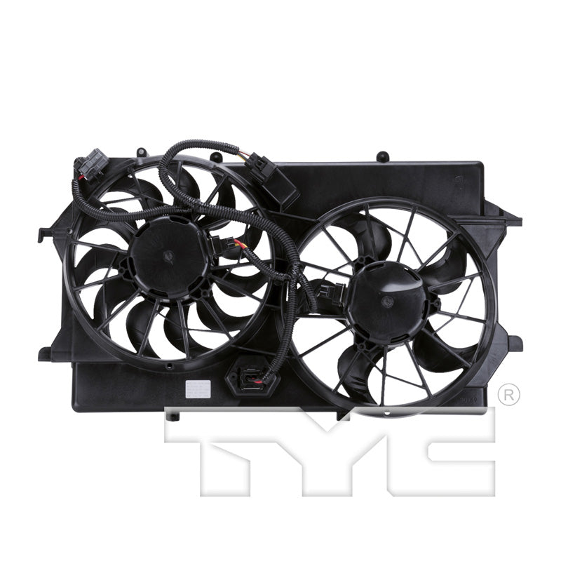 TYC Cooling Fan Assembly for Ford Focus 2003-2007 w/ A/C OEM # 5S4Z-8C607-AC