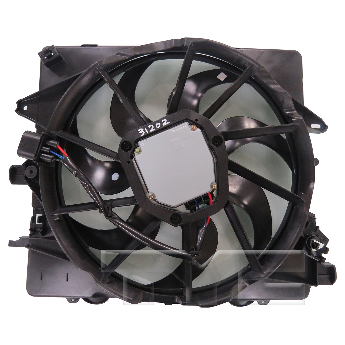 TYC Cooling Fan Assembly for Chevy Camaro 2016-2020 w Oil Cooler OEM # 23347101