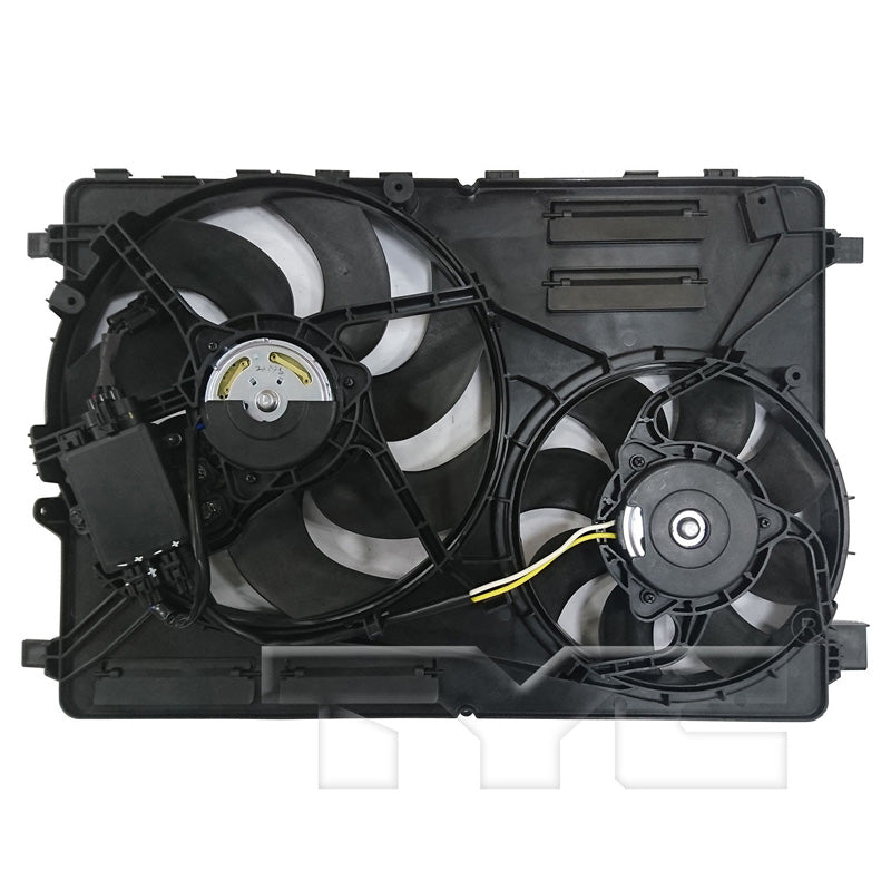 TYC Cooling Fan Assembly for Volvo XC70 2008-2015 w/ Dual Fans OEM # 30668629