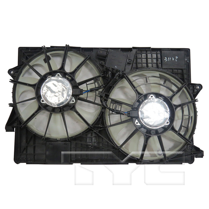 TYC Cooling Fan Assembly for Jeep Cherokee 2014-2018 Std Duty OEM # 68164091AC