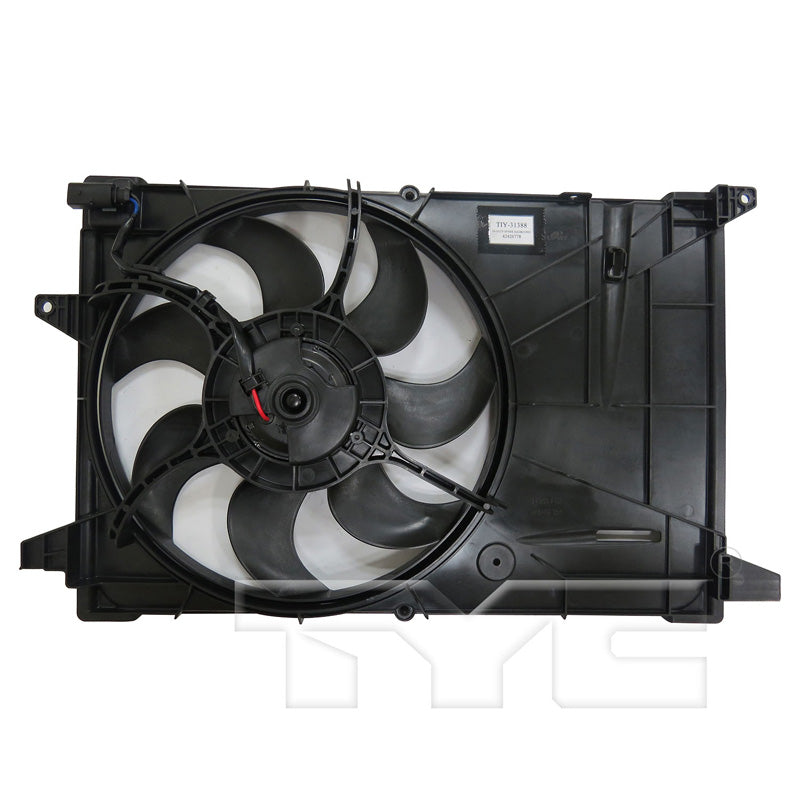 TYC Cooling Fan Assembly for Chevrolet Spark 2016-2022 OEM # 42426778