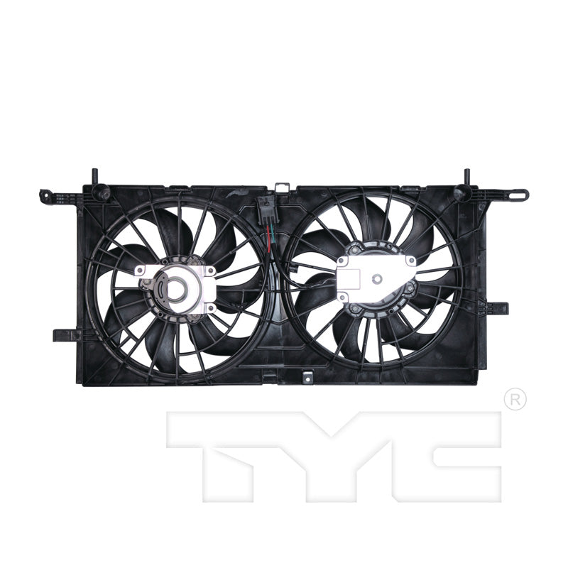 TYC Cooling Fan Assembly for Chevy Uplander 2005-2006 w/ Rear A/C OEM # 15816787