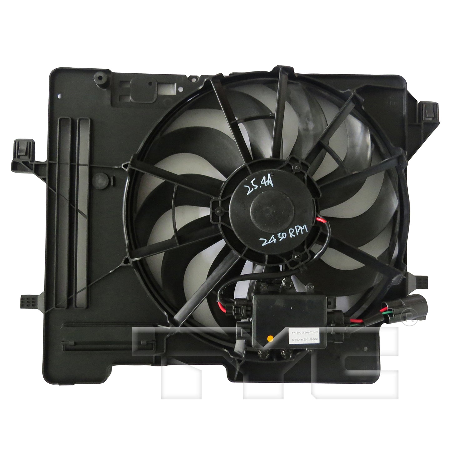 TYC Cooling Fan Assembly for Ford Focus 2016 To 09/28/2016 OEM # F1FZ 8C607 C