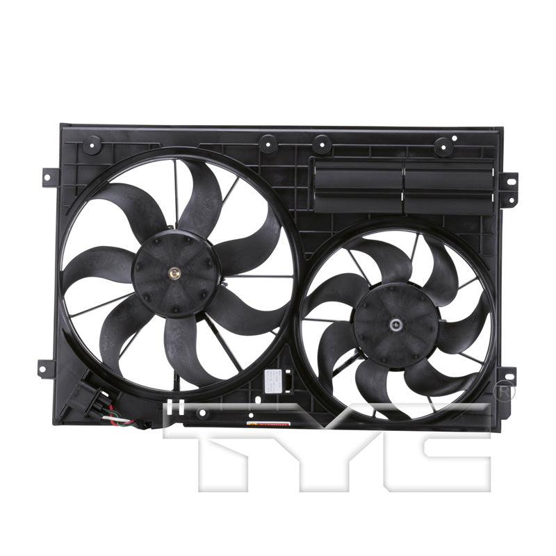 TYC Cooling Fan Assembly for Volkswagen Passat 2018-2019 OEM # 1K0 959 455 CR