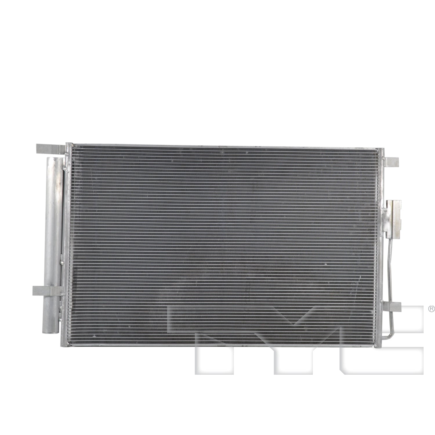 Hyundai A/C Condenser with OEM # 97606-S2500 TYC #  30142