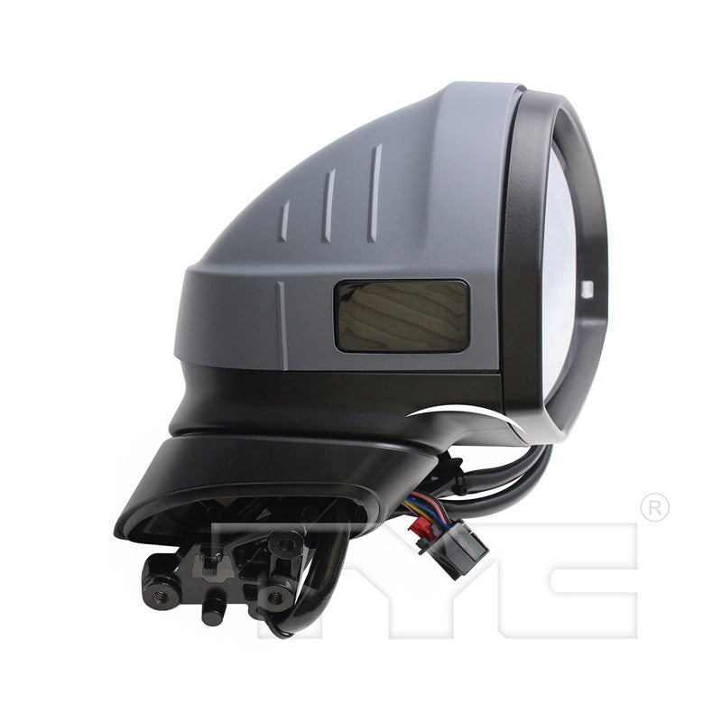 Audi Passenger Side Mirror with OEM #  8W0857528AGRU TYC #  8300161
