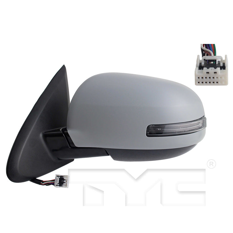 Mitsubishi Driver Side Mirror with OEM #  7632B411XA TYC #  6590292