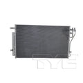 Hyundai A/C Condenser with OEM # 97606-L0500 TYC #  30175