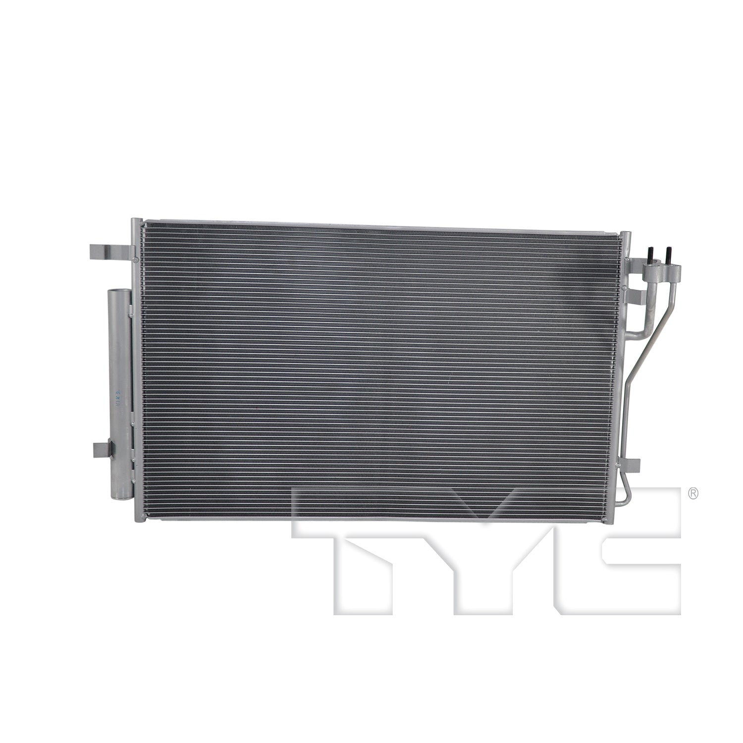 Hyundai A/C Condenser with OEM # 97606-L0500 TYC #  30175