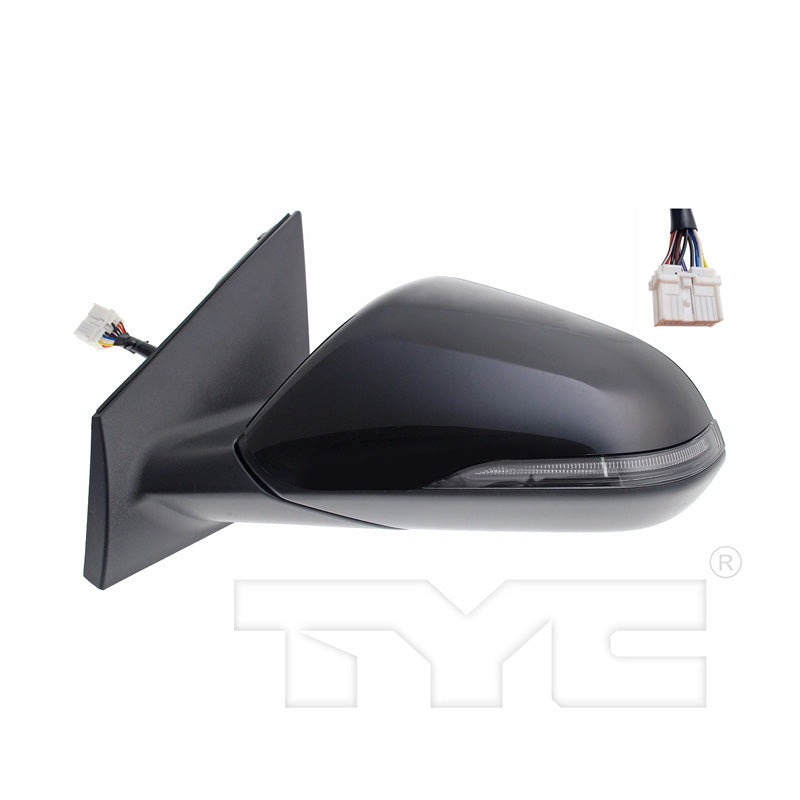 Hyundai Driver Side Mirror with OEM #  87610-C2520 TYC #  7720972