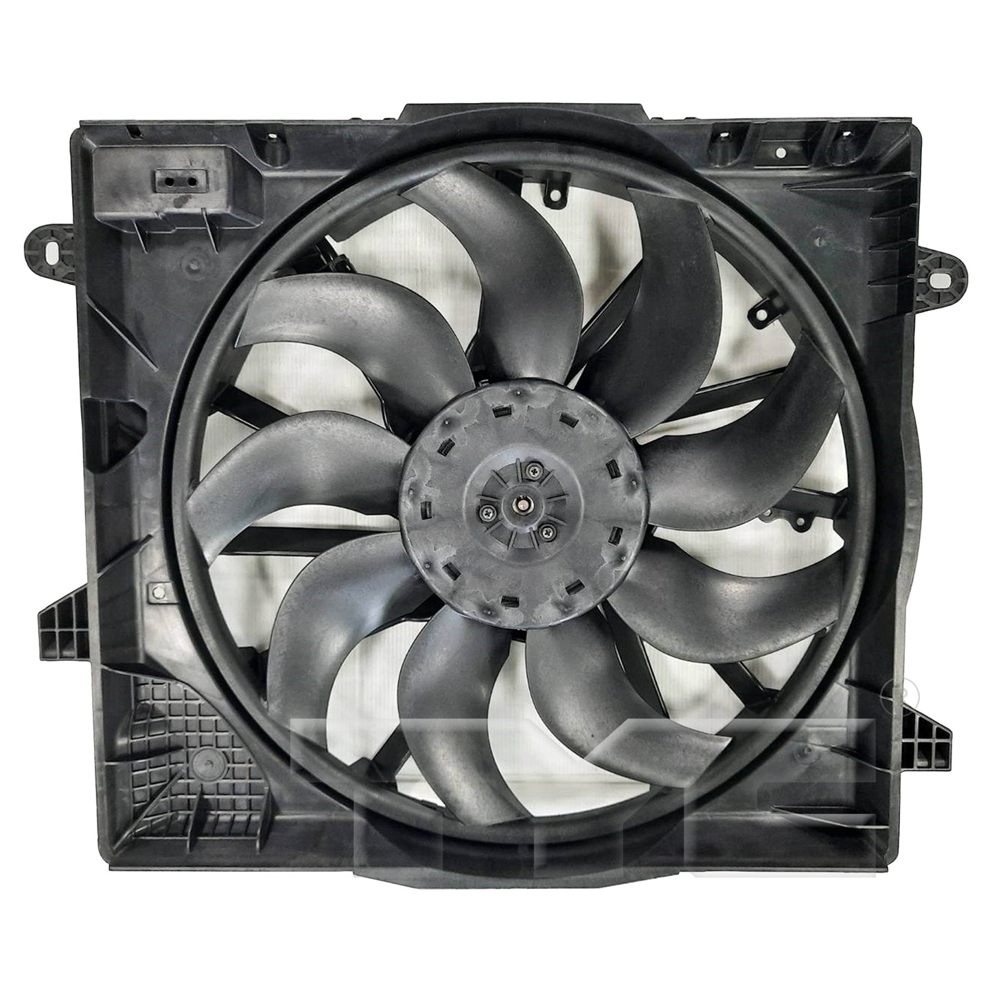 TYC Cooling Fan Assembly for Jeep Wrangler 2019-2025 OEM # 68272755AA