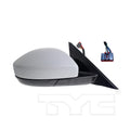 Jaguar Passenger Side Mirror with OEM #  T4A3853LML TYC #  9000041