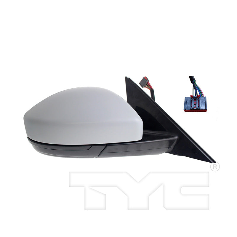Jaguar Passenger Side Mirror with OEM #  T4A3853LML TYC #  9000041