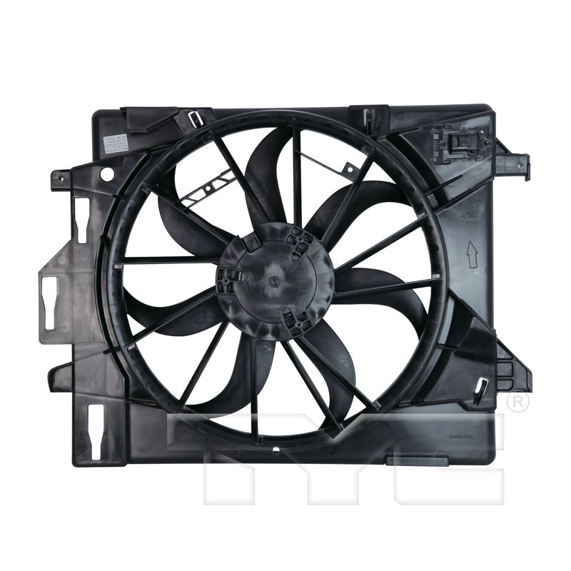 TYC Cooling Fan Assembly for Chrysler Town & Country 2008-2016 OEM # 5058674AA