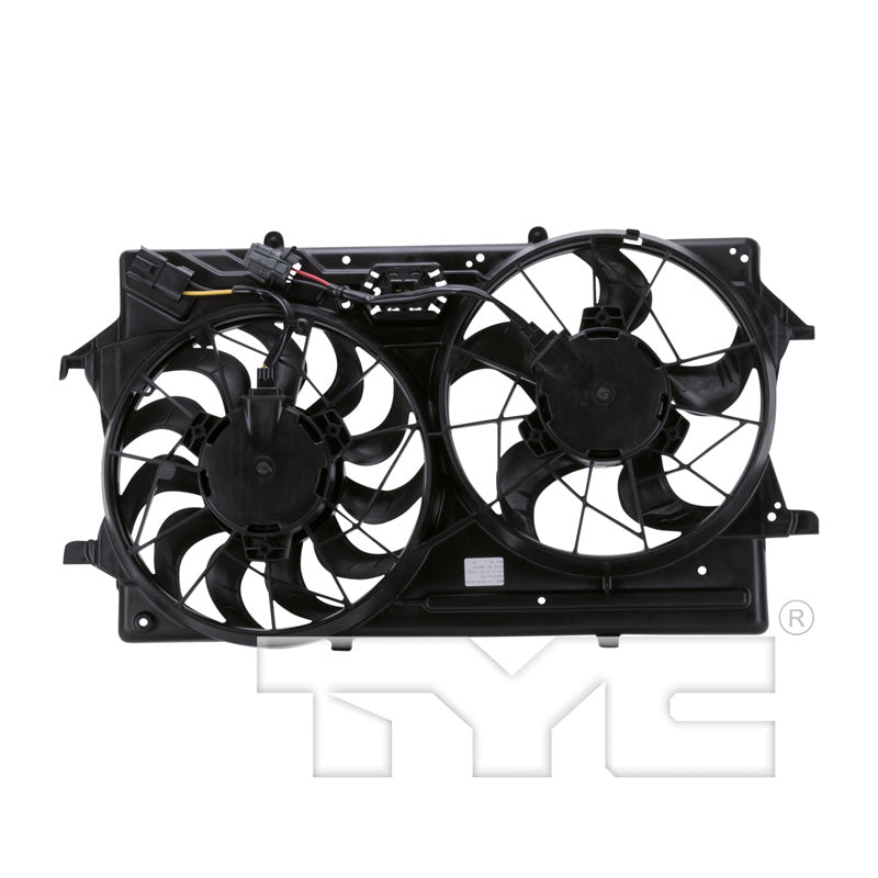 TYC Cooling Fan Assembly for Ford Focus 2003-2004 w/ A/C OEM # 3S4Z 8C607 A