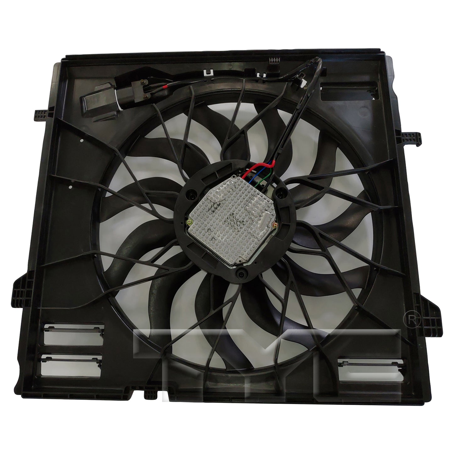 TYC Cooling Fan Assembly for MB ML250 2015 w/ Towing Hitch OEM # 099 906 40 00