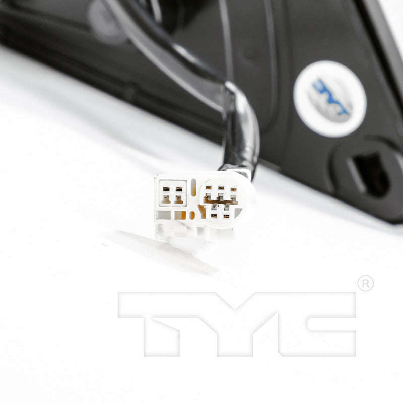 Toyota Driver Side Mirror with OEM #  87940-0E081 TYC #  5380152