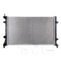 Volkswagen Radiator with OEM #  5C0 121 251 E TYC #  13215