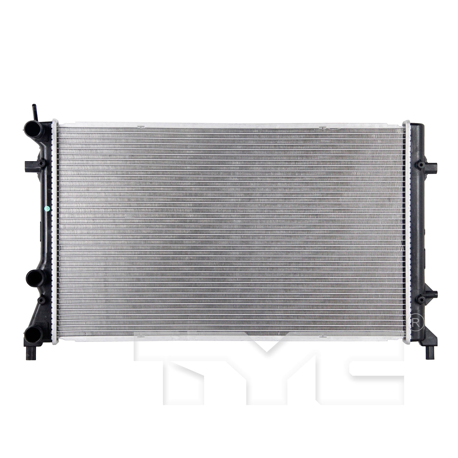 Volkswagen Radiator with OEM #  5C0 121 251 E TYC #  13215