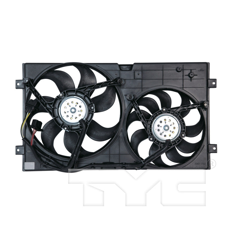 TYC Cooling Fan Assembly for VW Beetle 1998-2006 See Note OEM # 1C0 121 207