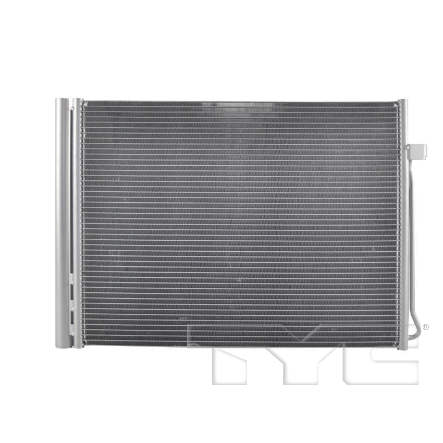 BMW A/C Condenser with OEM # 64 50 9 239 992 TYC #  3738