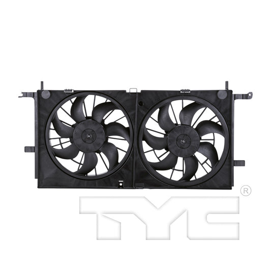 TYC Cooling Fan Assembly for Saturn Relay 2005-2006 w/o Rear A/C OEM # 15290117