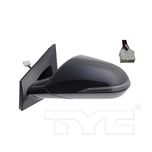 TYC Mirror for Hyundai Sonata 2018-2019 DRIVER Side OEM # 87610-C2560