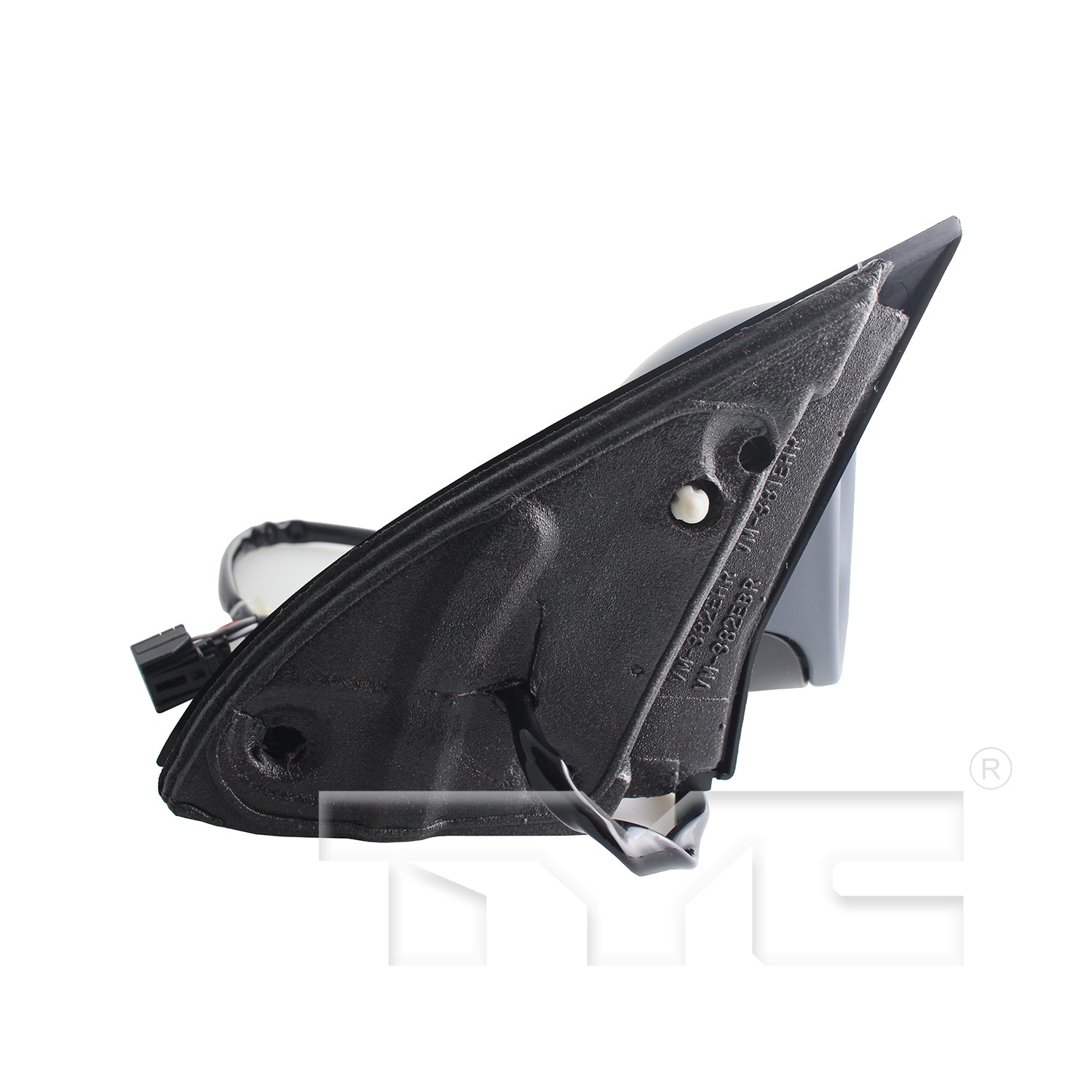 Volkswagen Passenger Side Mirror with OEM #  1K1 857 508 DB 9B9 TYC #  8610331