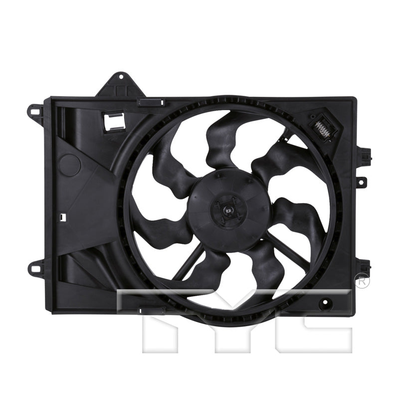 TYC Cooling Fan Assembly for Chevrolet Sonic 2012-2016 w/ A/C OEM # 94509632