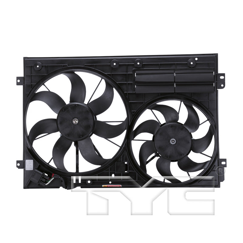 TYC Cooling Fan Assembly for Audi A3 Quattro 2006-2013 OEM # 1K0 121 205 AJ