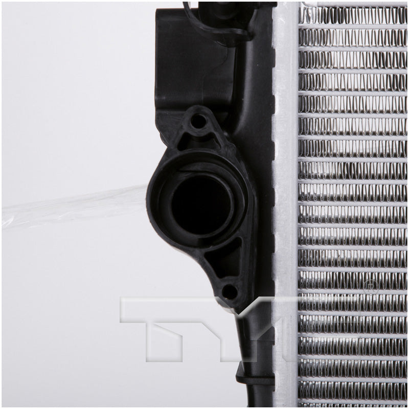 Porsche Radiator with OEM #  970 106 131 03 TYC #  13562