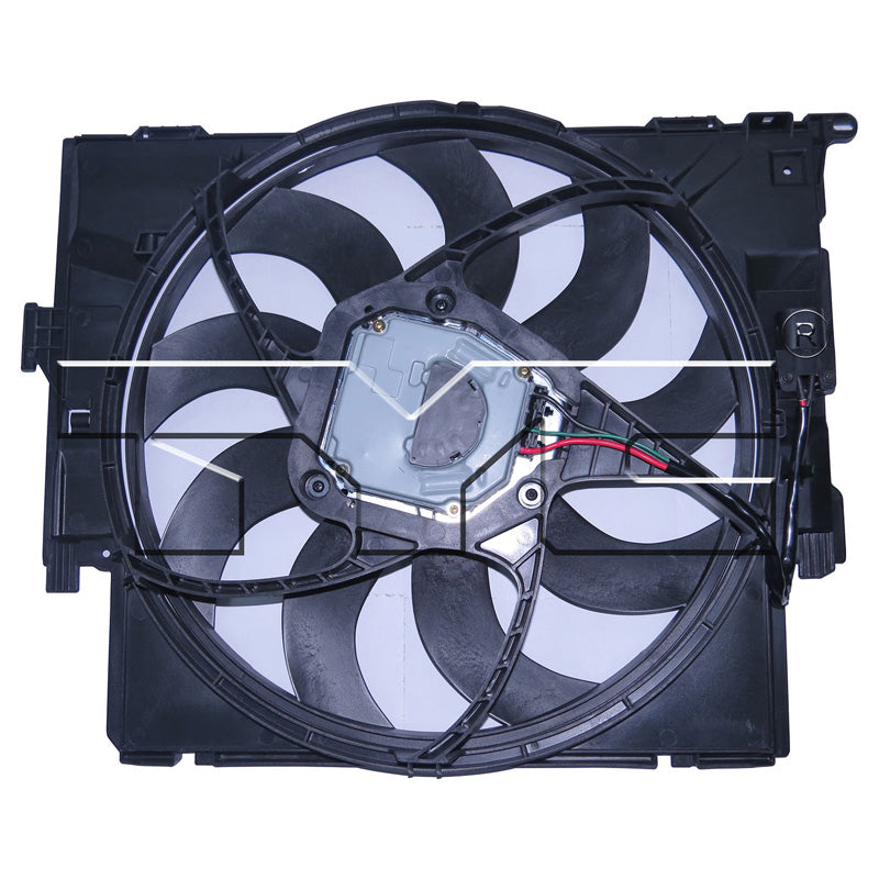 TYC Cooling Fan Assembly for BMW 335i GT xDrive 2014-2016 OEM # 17 42 7 600 559