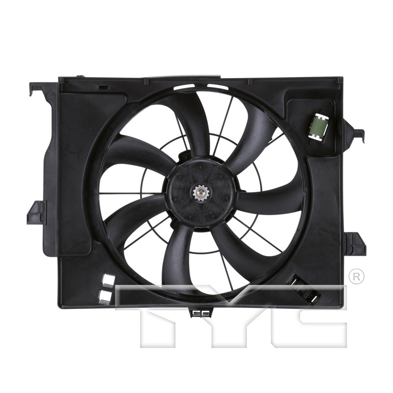 TYC Cooling Fan Assembly for Hyundai Accent 2012-2017 OEM # 25380-1R050