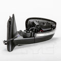Volkswagen Driver Side Mirror with OEM #  5C6 857 521 G TYC #  8610552