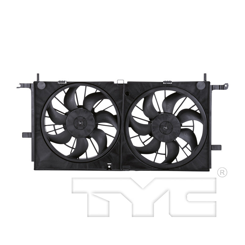 TYC Cooling Fan Assembly for Chevy Uplander 2005-2006 wo Rear A/C OEM # 15290117