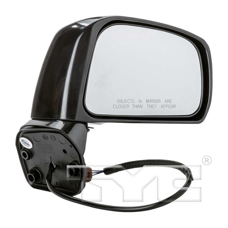 Nissan Passenger Side Mirror with OEM #  96301-EL12B TYC #  5790031