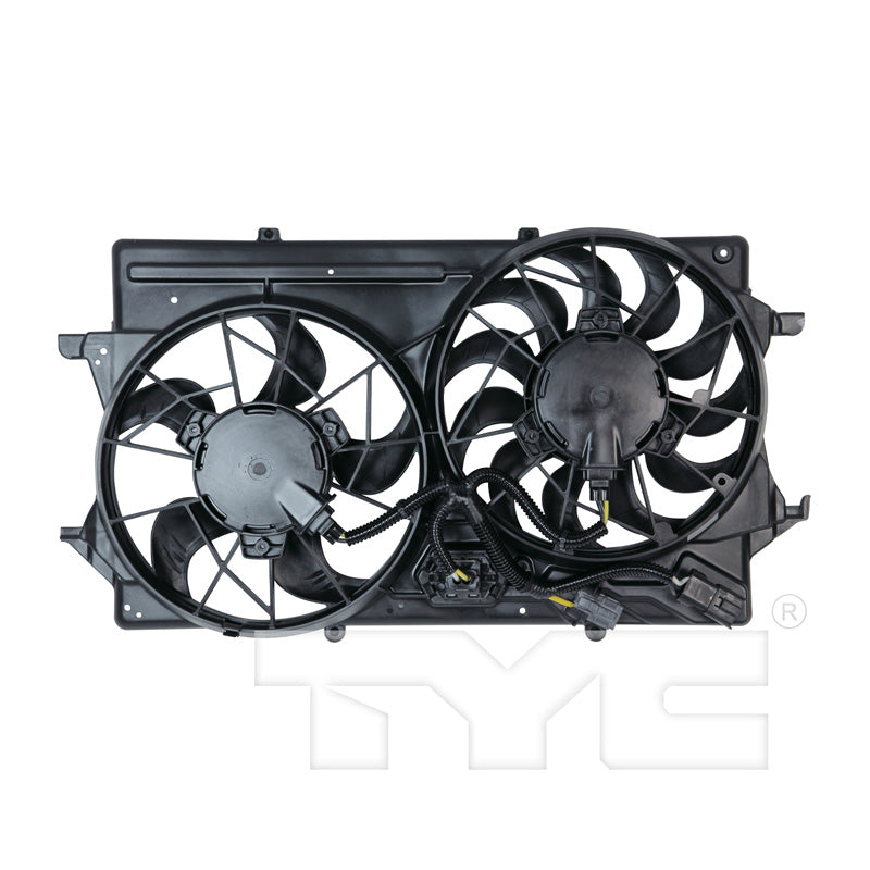 TYC Cooling Fan Assembly for Ford Focus 2000-2002 w/ A/C OEM # 1S4Z 8C607 A