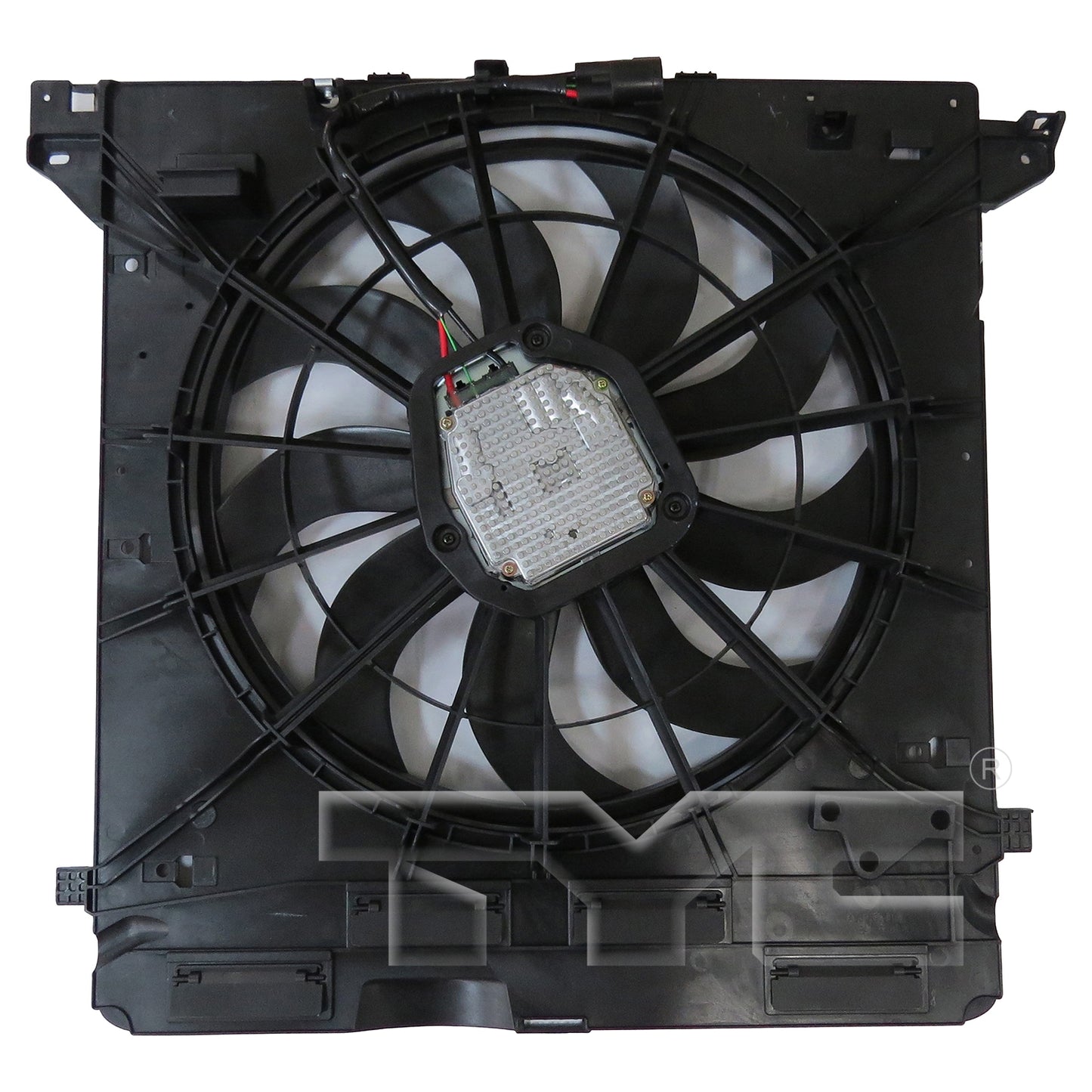 TYC Cooling Fan Assembly for Lincoln Aviator 2020-2024 wo Tow OEM # L1MZ 8C607 A