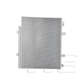 Audi VW A/C Condenser with OEM # 1EA 816 411 A TYC #  30265