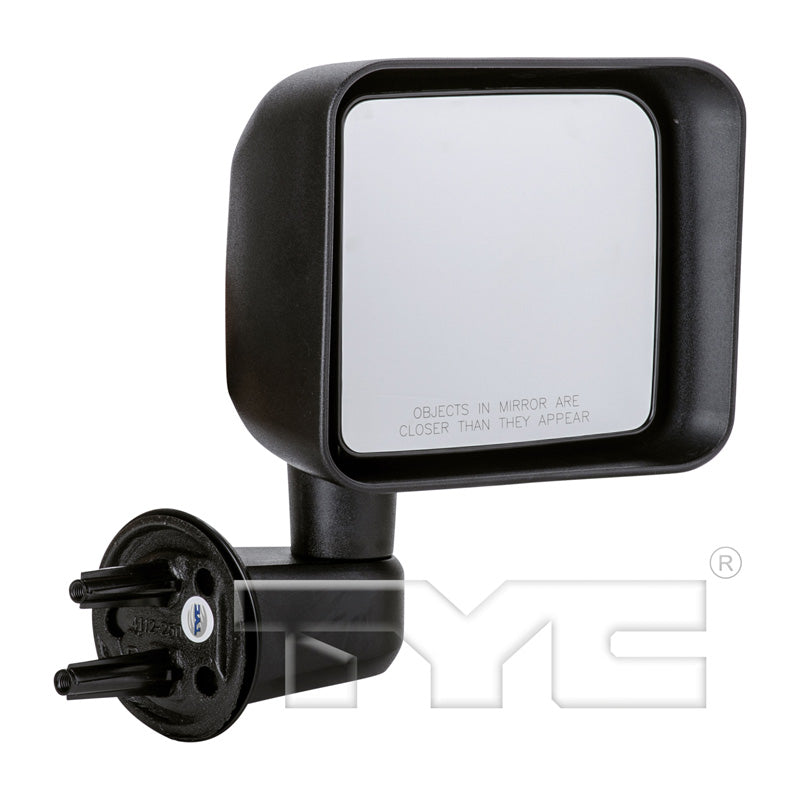TYC Mirror for Jeep Wrangler 2007-2014 PASSENGER Side OEM # 55077966AH