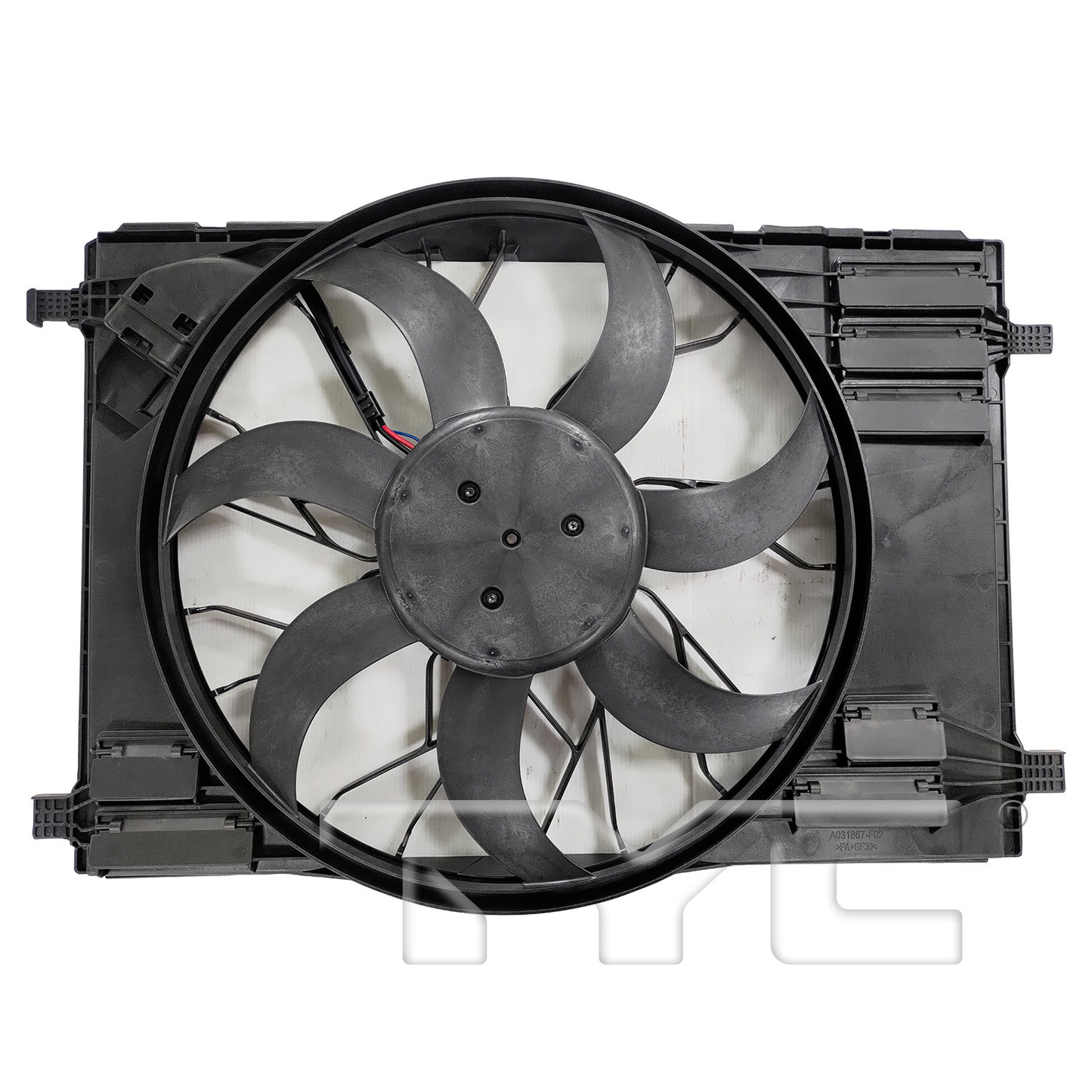 TYC Cooling Fan Assembly for Mercedes-Benz GLA250 2021-2025 OEM # 2479060100