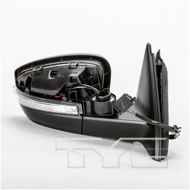 Volkswagen Passenger Side Mirror with OEM #  5C6 857 522 J TYC #  8610551