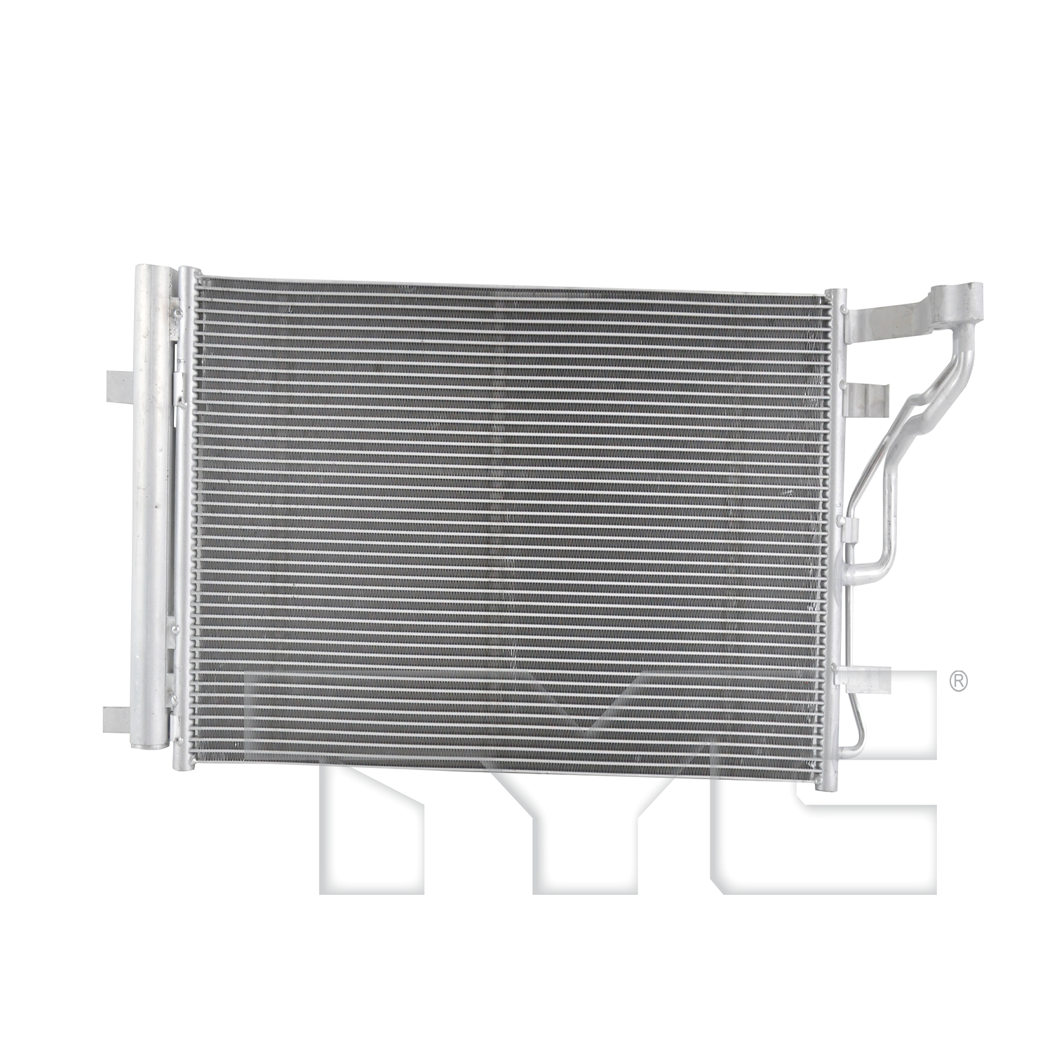 Hyundai A/C Condenser with OEM # 97606-F2200 TYC #  30075