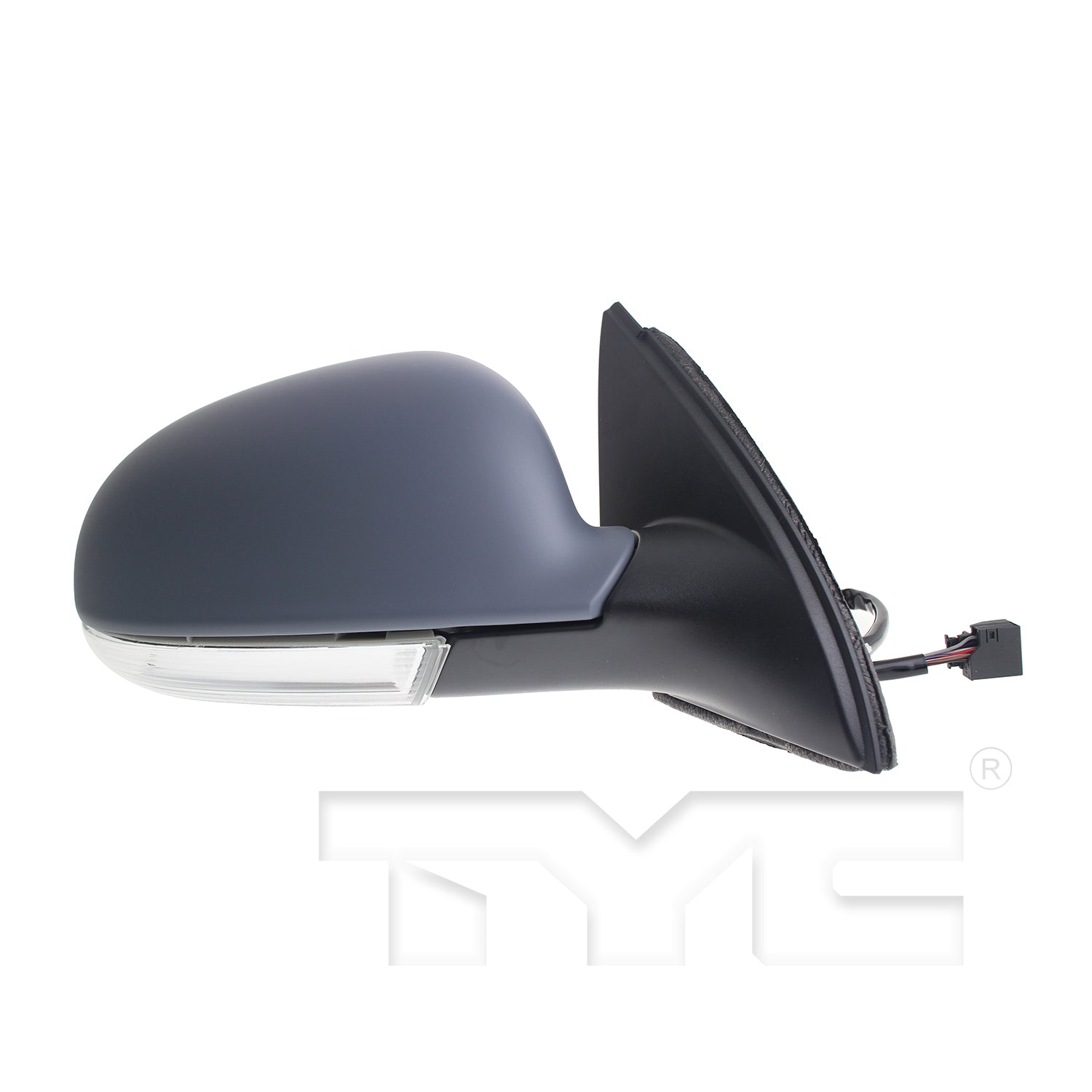 Volkswagen Passenger Side Mirror with OEM #  1K1 857 508 DB 9B9 TYC #  8610331