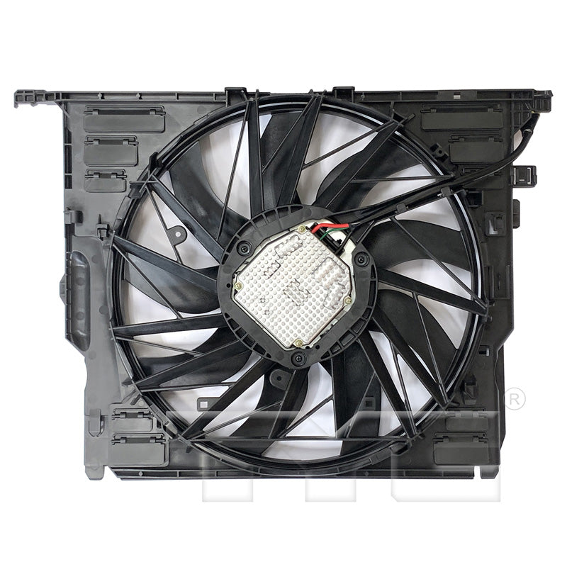 TYC Cooling Fan Assembly for BMW 640i xDrive GC 2014-2019 OEM # 17 42 7 599 494
